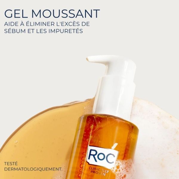 RoC Multi-Correxion Renouveau + Éclat 177 ml - Gel Nettoyant Profond qui Réveille l'Eclat