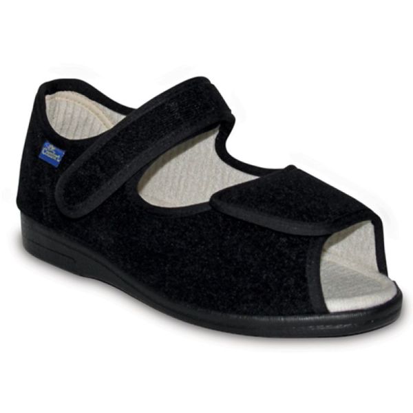 Dr Comfort CHUT Cotton Noir - Chaussures Confort Mixte Hallux Valgus