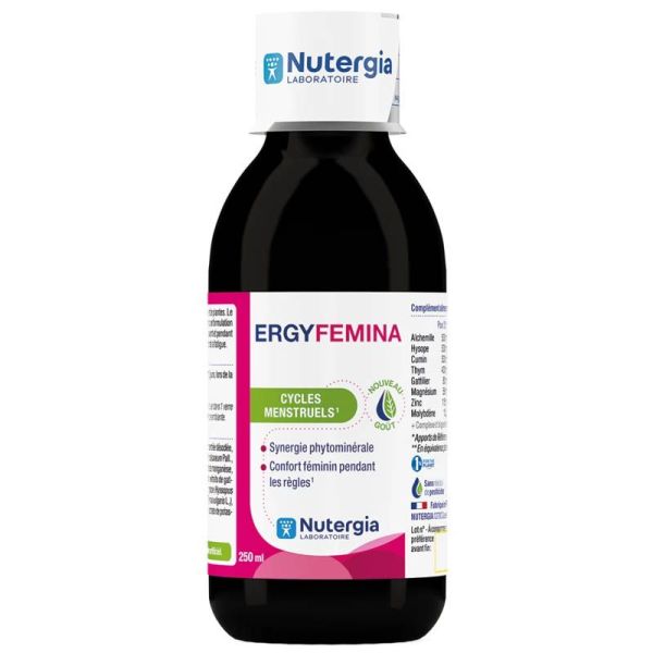 Nutergia Ergyfemina - Confort Féminin Pendant les Règles - 250ml