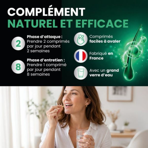Santarome Kéractifs 6 Actions 90 Comprimés – Anti-chute et croissance