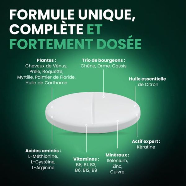 Santarome Kéractifs 6 Actions 90 Comprimés – Anti-chute et croissance