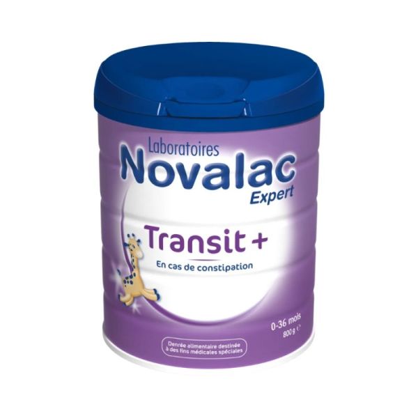 Novalac Transit+ Lait en Poudre Constipation 0-36 mois - 800g