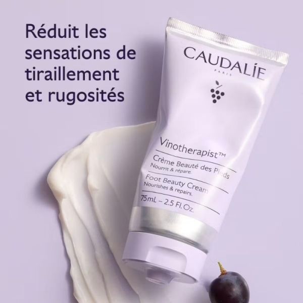 Caudalie Vinothérapist Crème Beauté des Pieds au Beurre de Karité 75ml - Nourrit et répare les pieds secs