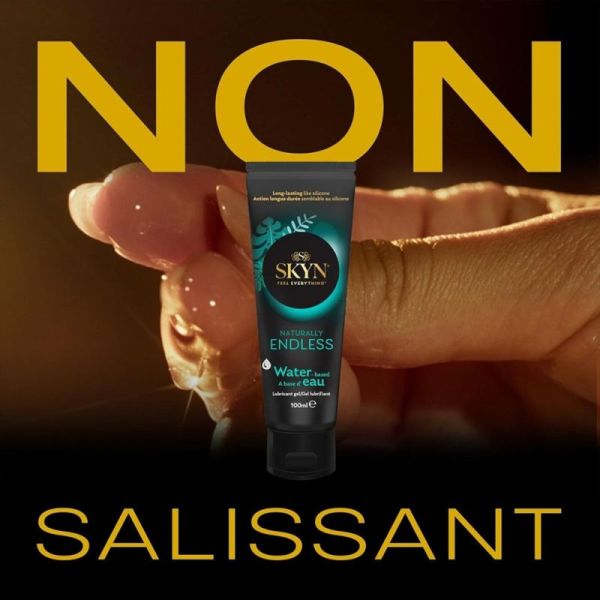 Skyn Naturally Endless Lubrifiant à Base d'Eau 80 ml – Gel intime longue durée formule naturelle