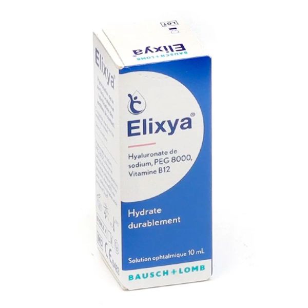 Bausch & Lomb Elixya Solution Ophtalmique - Yeux Secs & Fatigués - 10ml