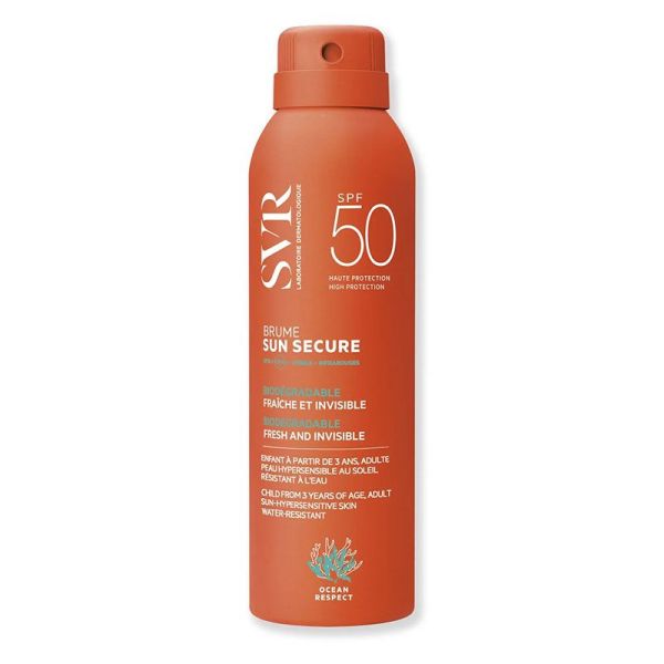 SVR Sun Secure Brume SPF50 - 200 ml - Peaux Hypersensibles & Toute la Famille