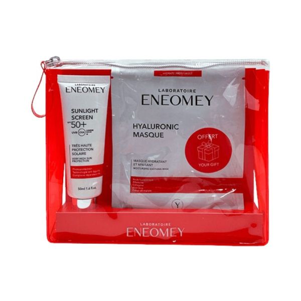 Eneomey Sunlight Screen SPF50+ Crème 50ml + Hyaluronic Masque OFFERT