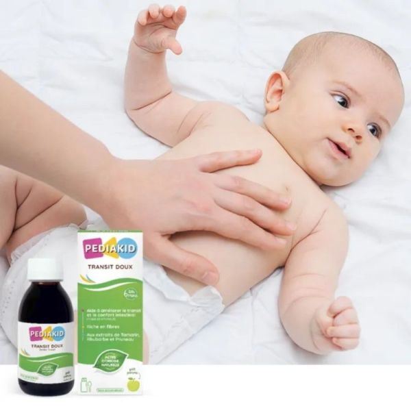 Pédiakid Sirop Transit Doux 125 ml – Réguler le transit et le confort intestinal