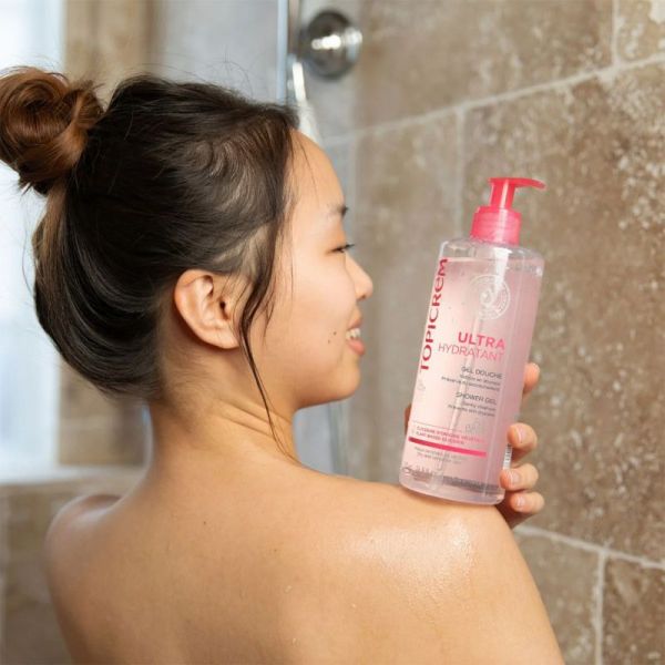 Topicrem Ultra-Hydratant Gel Douche 1L – Hygiène douceur et confort familial