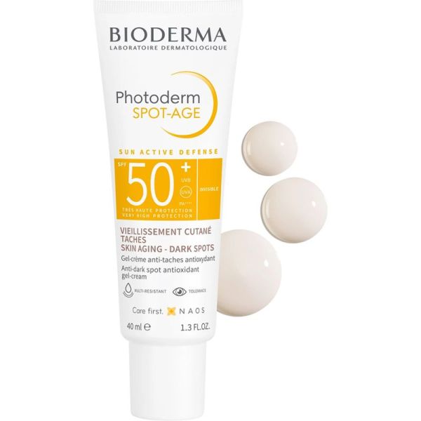 Bioderma Photoderm Spot-Age Invisible SPF50+ 40ml – Soin solaire anti-âge