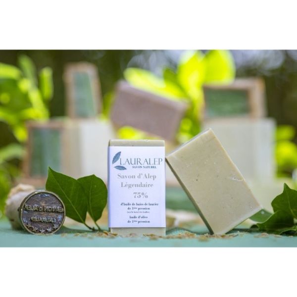 Lauralep Savon d'Alep Légendaire 75% - 150g