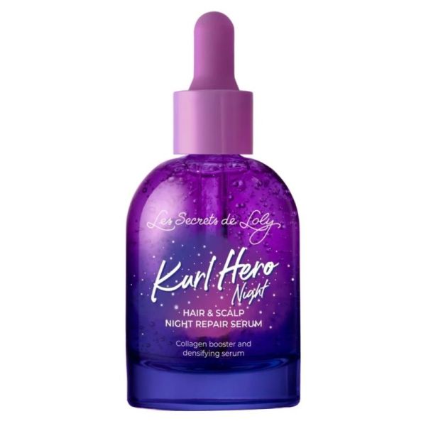 Les Secrets de Loly Kurl Hero Night 50 ml - Sérum de nuit densifiant et booster de collagène