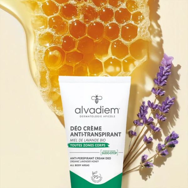 Alvadiem Déo Crème Anti-Transpirant Bio 50ml – Confort et fraîcheur