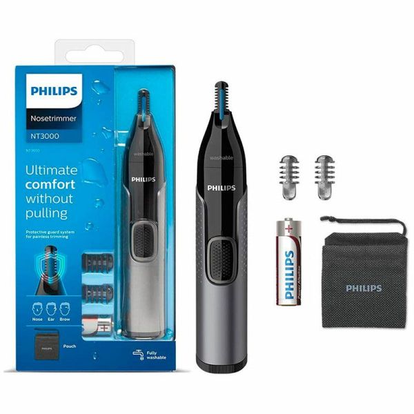 Philips Nose Trimmer Series 3000 Tondeuse Nez, Oreilles & Sourcils NT3650/16