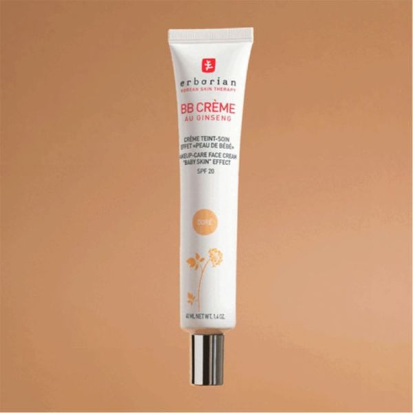 Erborian BB Crème au Ginseng 40ml Teinte Doré – Crème de teint soin effet peau de bébé