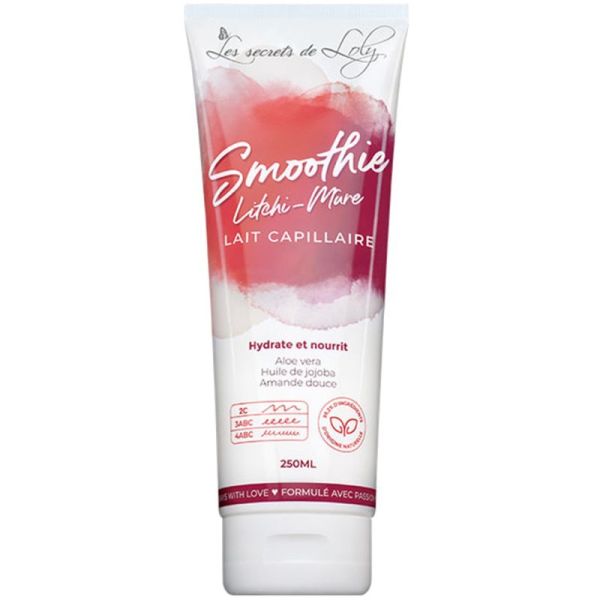 Les Secrets De Loly Lait Capillaire Smoothie Litchi-Mûre 250ml – Nutrition et vitalité