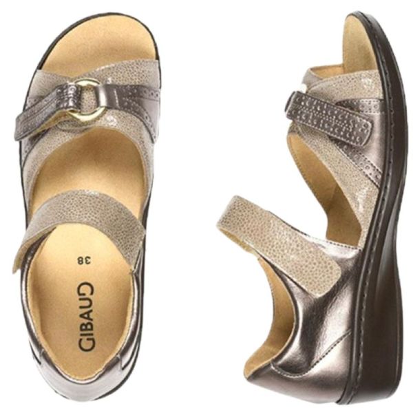 Gibaud CHUT Matéra Beige - Chaussures Confort Femme Hallux Valgus