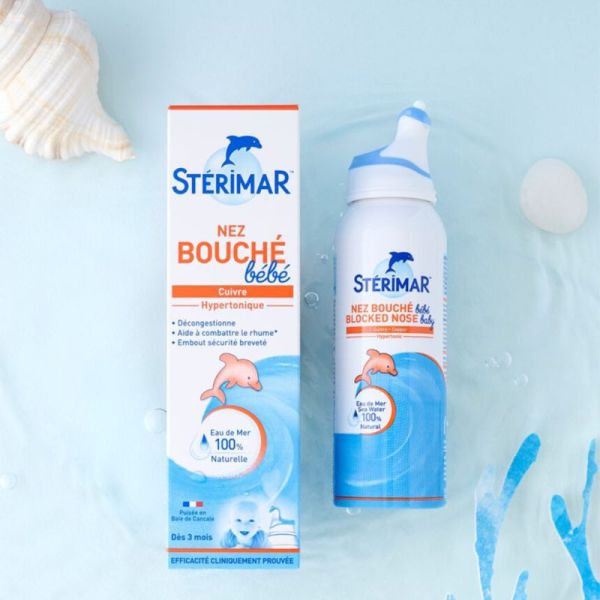 Stérimar Nez Bouché Bébé 100ml – Décongestion rapide et soulagement
