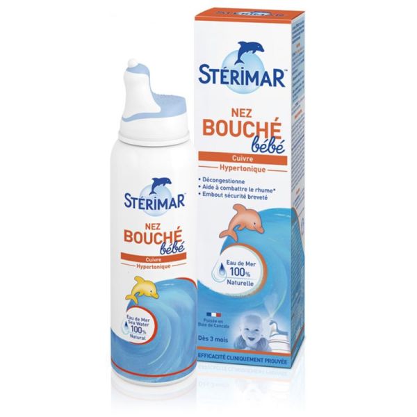 Stérimar Nez Bouché Bébé 100ml – Décongestion rapide et soulagement