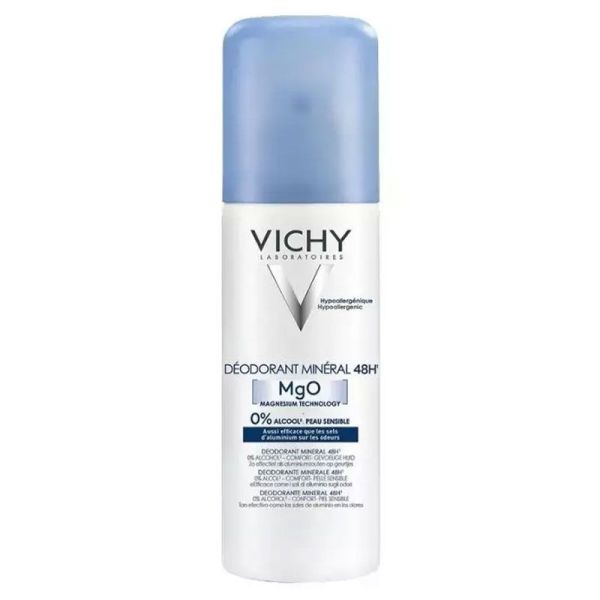 Vichy Déodorant Minéral 48H 125 ml