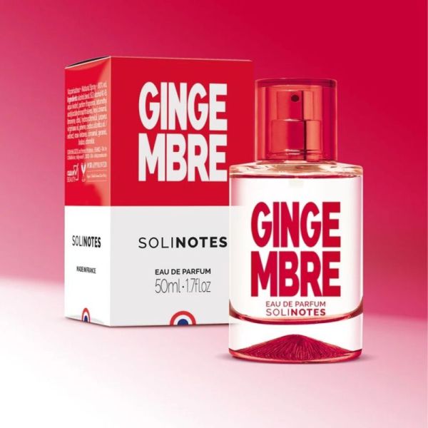 Solinotes Eau de Parfum Gingembre 50 ml - Un parfum hespéridé et épicé pour un zeste de vitalité au quotidien