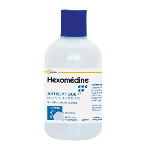Hexomedine 1 pour mille solution 250 ml