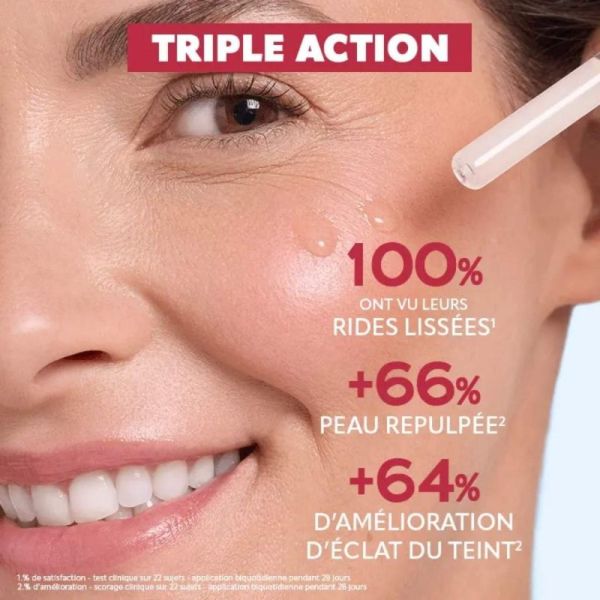 Jonzac Sublimactive Sérum Pro-Collagène 30 ml Bio - Triple action rides, éclat et fermeté