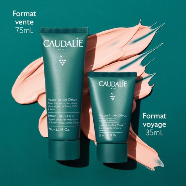 Caudalie Masque Instant Détox Tous Types de Peaux - 75ml