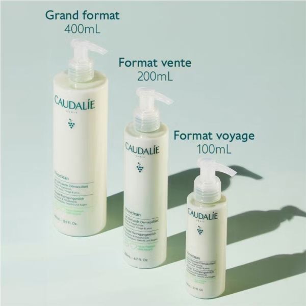 Caudalie Vinoclean Lait D'Amande Démaquillant 400ml – Douceur et confort