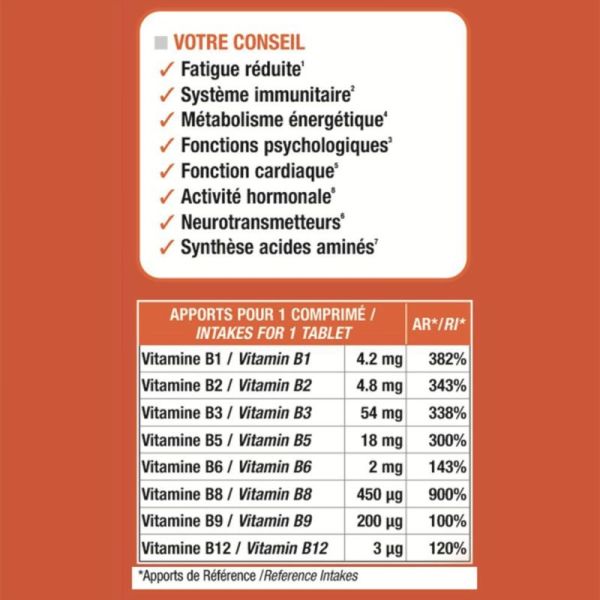 Eric Favre Vitamines B Max 90 Comprimés – Énergie