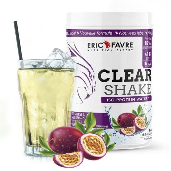 Eric Favre Clear Shake Iso Protein Water Fruit de la Passion - 500g