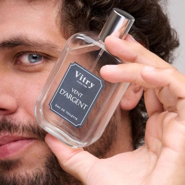 Vitry Eau de Toilette Homme Vent d'Argent 100ml - Aromatique boisé aquatique
