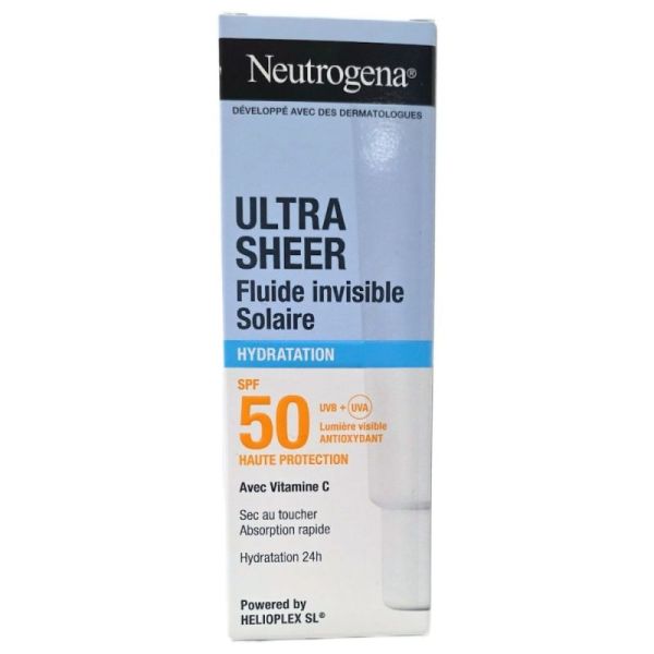 Neutrogena Ultra Sheer Hydratation Fluide Solaire Invisible SPF 50