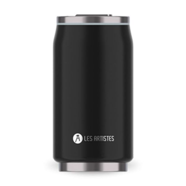 Les Artistes Paris Canette Isotherme - Gourde Isotherme - Couleur : Noir - 280ml