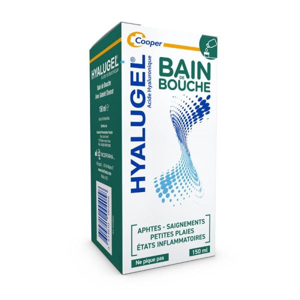 Hyalugel Bain de Bouche - 150 ml - Protège et Apaise les Gencives Sensibles