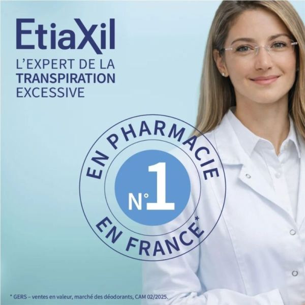 Etiaxil Stick anti-transpirant Protection 72h 40ml - Régulateur quotidien anti-odeur pour peaux sensibles