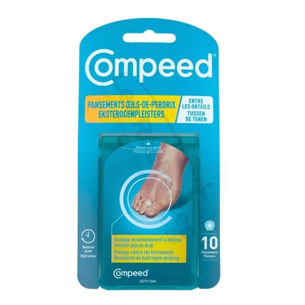 Compeed Pansement Œil-de-Perdrix x10 – soulagement ciblé des douleurs