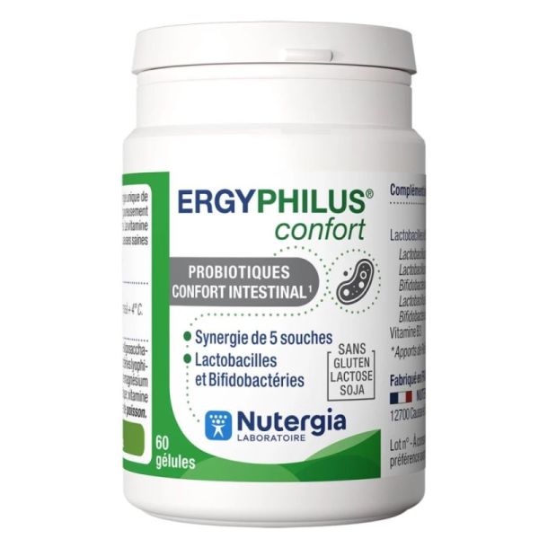 Nutergia Ergyphilus Confort Intestinal - 60 Gélules