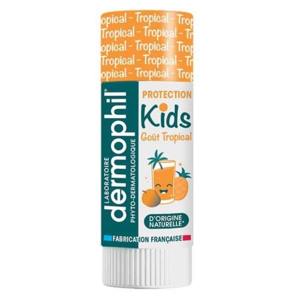 Dermophil Indien Kids Stick Lèvres Parfum Tropical - 4g