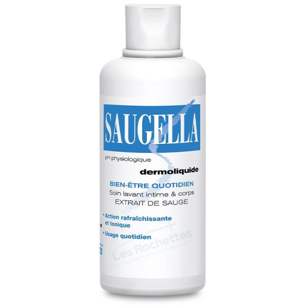 Saugella Dermoliquide Gel Lavant Intime 500 ml - Confort et Équilibre Intime, Anti-Odeurs