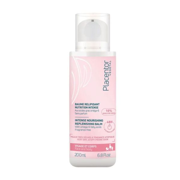 Placentor Végétal Baume Relipidant Nutrition Intense Peaux Très Sèches à Tendance Atopique - 200ml
