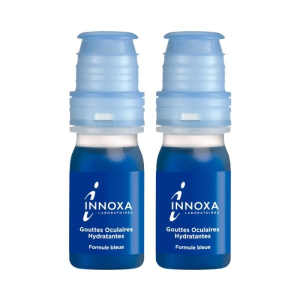 Innoxa Gouttes Oculaires Hydratantes Yeux Rouges et Fatigués - Lot de 2 x 10ml