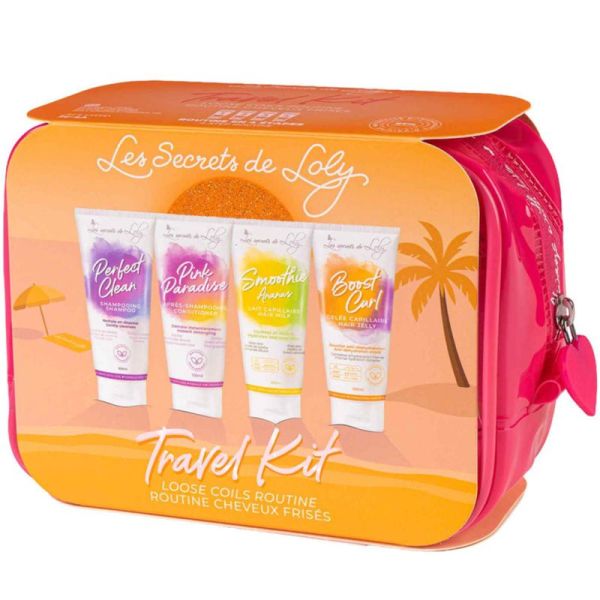 Les Secrets De Loly Trousse Cheveux Frisés Format Voyage – Routine complète