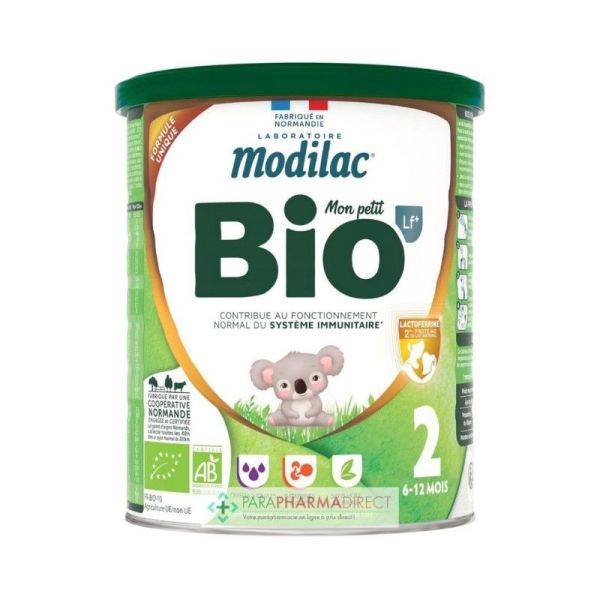 Modilac BIO LF+ Lait en poudre 2ème âge 6-12 mois - 800g