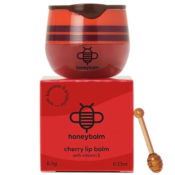Honeybalm Cherry Baume Lèvres Cerise 6.5g – Hydratation et brillance