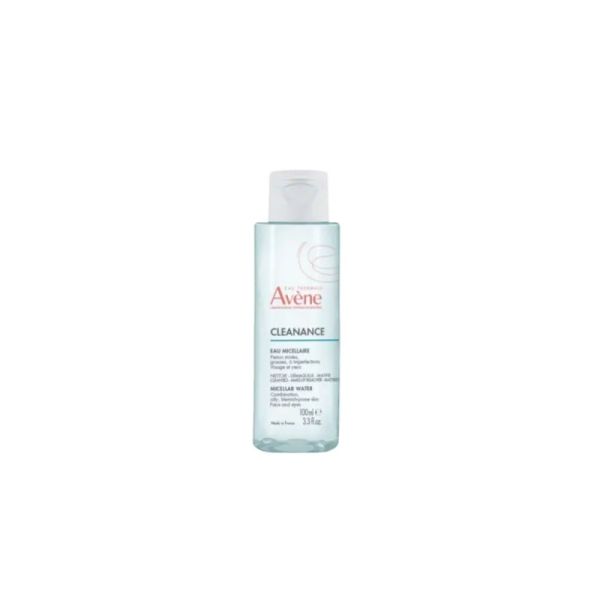 Avène Cleanance Eau Micellaire - 100ml - Nettoie les Peaux Grasses à Imperfections
