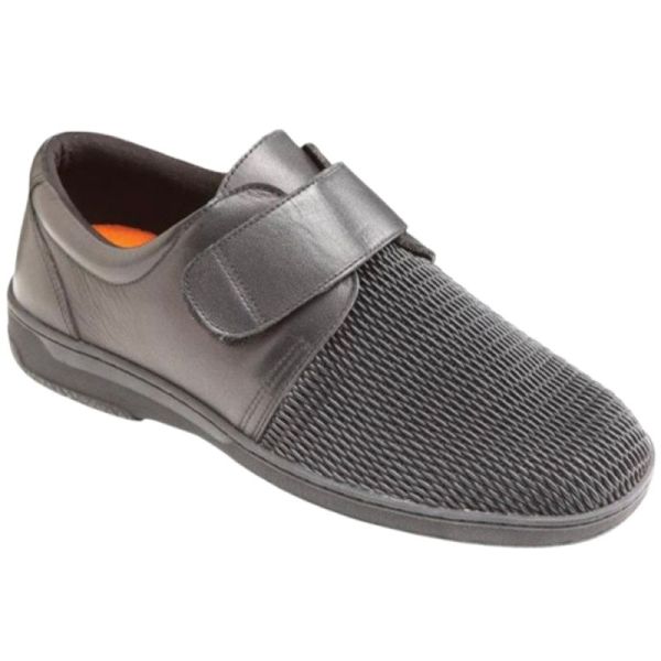 Gibaud CHUT Milo Noir - Chaussures Confort Homme Hallux Valgus