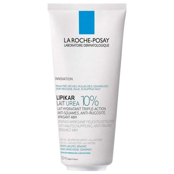 La Roche-Posay Lipikar Lait Urea 10% - 200ml - Soin Hydratant Anti-rugosités