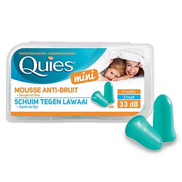 Quies Protection Auditive Mousse Confort Mini 3 Paires