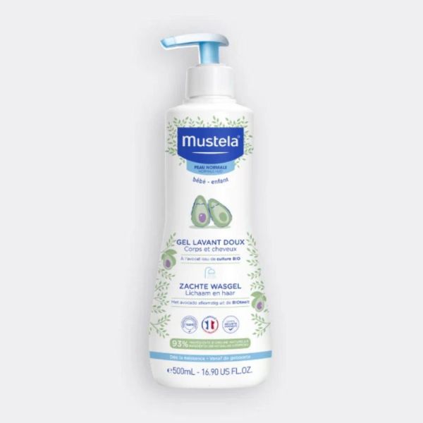 Mustela Sac à Dos Mes Premiers Produits - Gel lavant + Eau nettoyante + Lait hydratant + Crème change